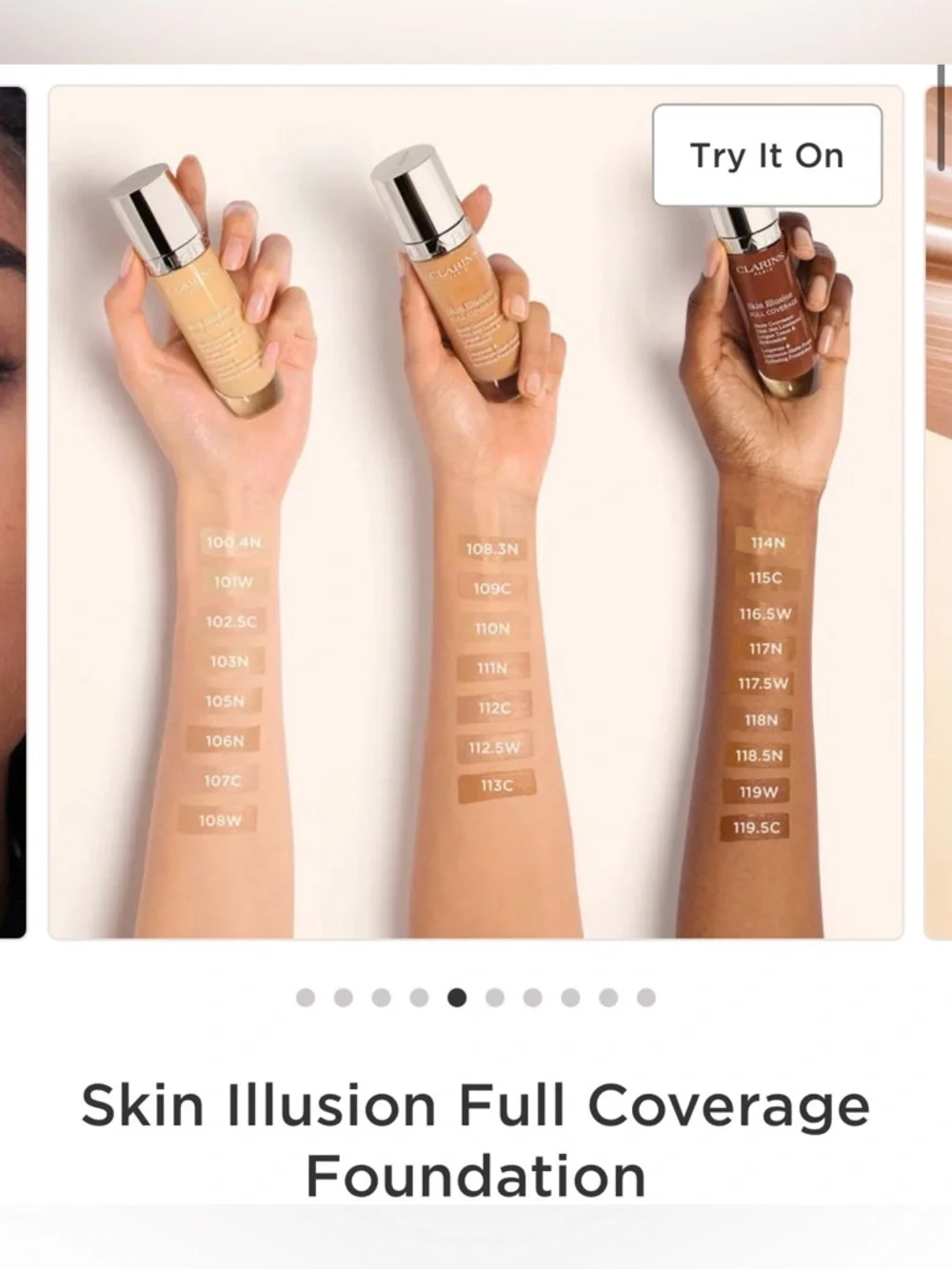*NIB 117N 1oz* CLARINS Skin Illusion Full Coverage Foundation